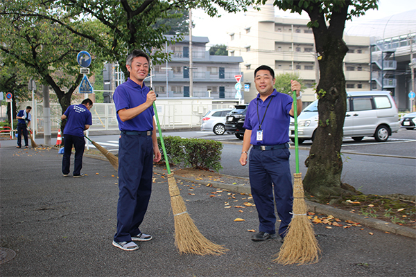 地域の清掃活動から始まったボランティア活動