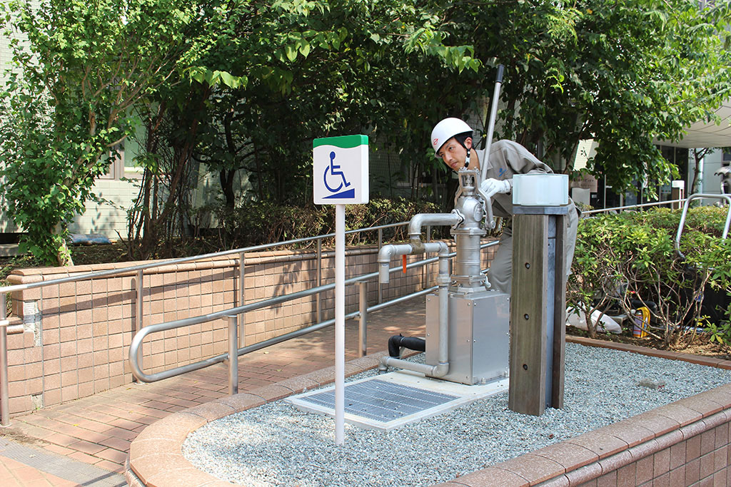 災害用水洗トイレを寄贈(青葉区・都筑区)